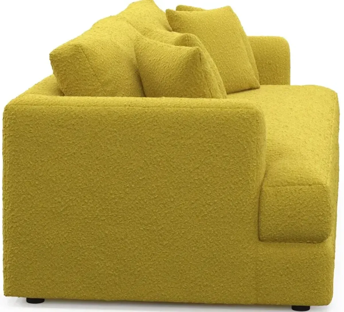 Ridley Hybrid Comfort Sofa, Loveseat, Chair, and Ottoman Set - Bloke Goldenrod