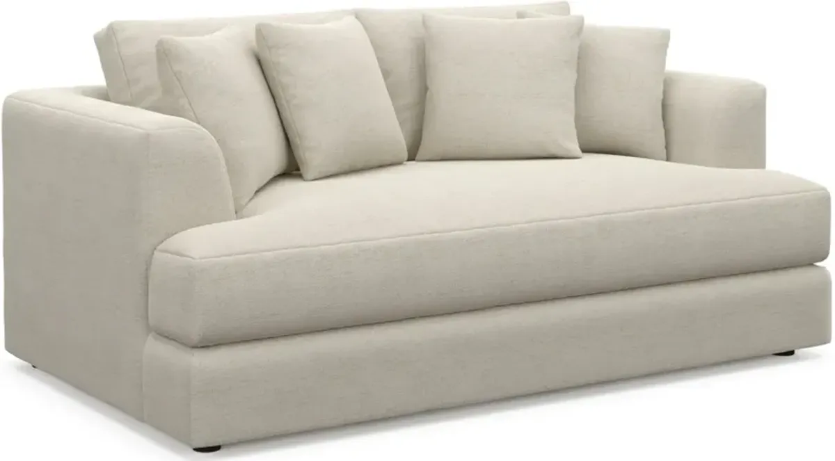 Ridley Hybrid Comfort Sofa, Loveseat, Chair, and Ottoman Set - Curious Pearl