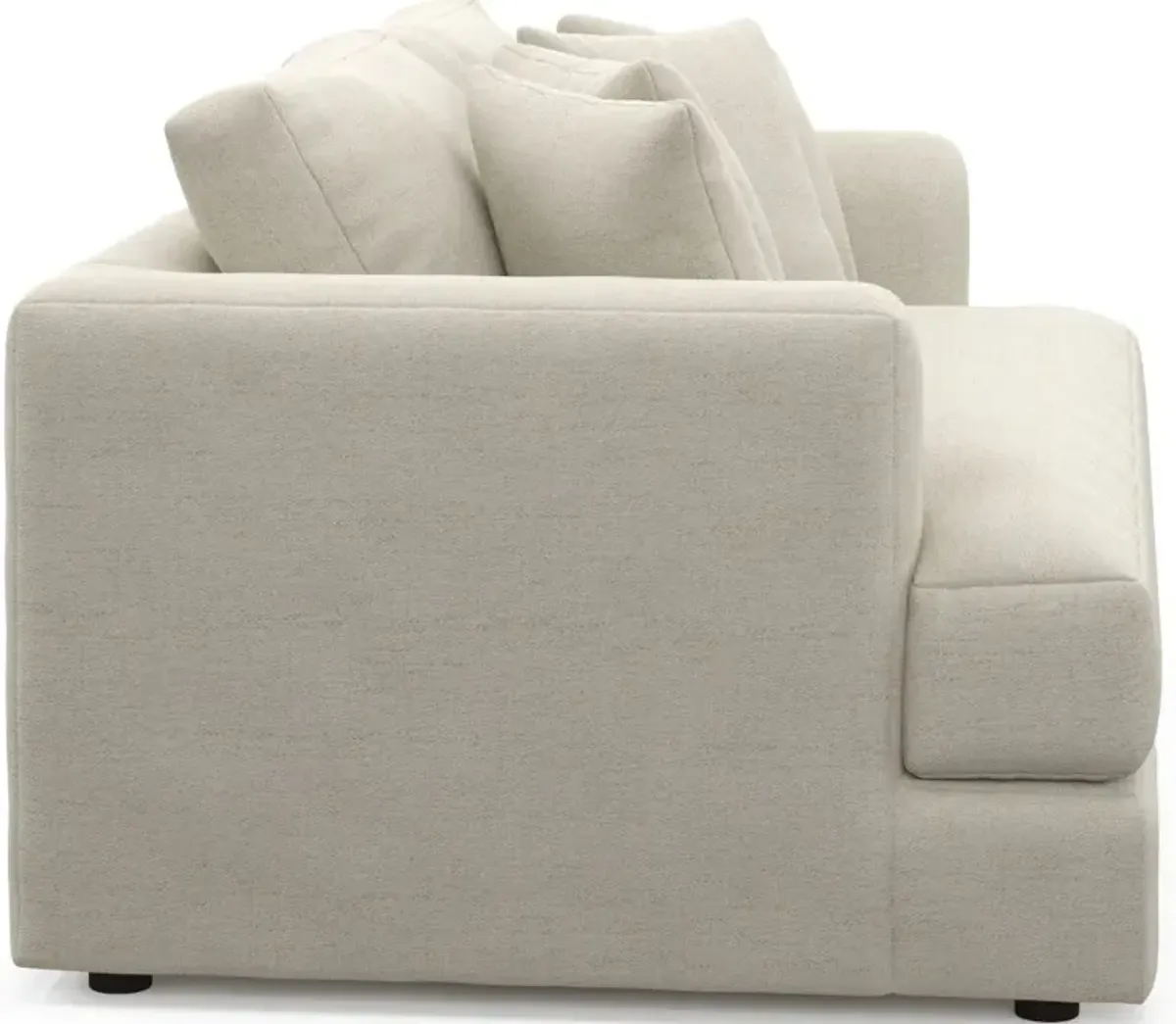 Ridley Hybrid Comfort Sofa, Loveseat, Chair, and Ottoman Set - Curious Pearl