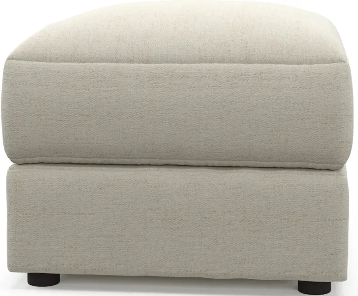 Ridley Hybrid Comfort Sofa, Loveseat, Chair, and Ottoman Set - Curious Pearl