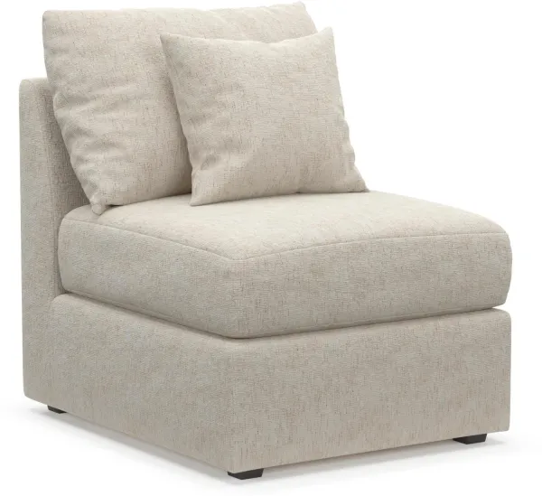 The Pitt Hybrid Comfort Armless Chair - M Ivory