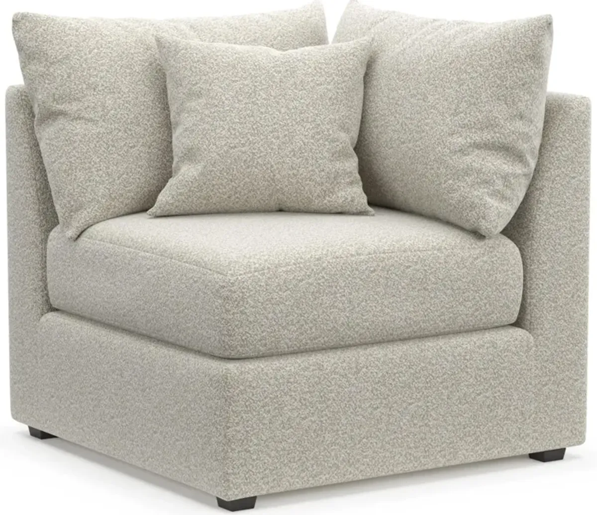 The Pitt Hybrid Comfort Corner Chair - Muse Stone