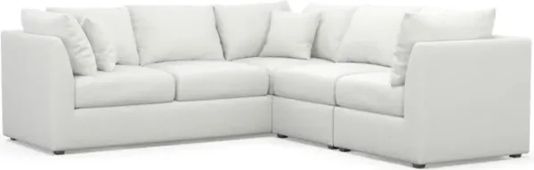 The Pitt Hybrid Comfort Sectional - Contessa Vanilla