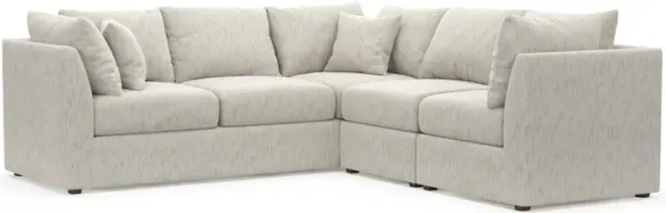 The Pitt Hybrid Comfort Sectional - P.T. Cream