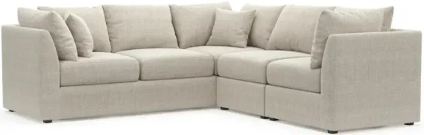 The Pitt Hybrid Comfort Sectional - Mason Porcelain