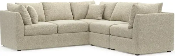 The Pitt Hybrid Comfort Sectional - Bloke Cotton