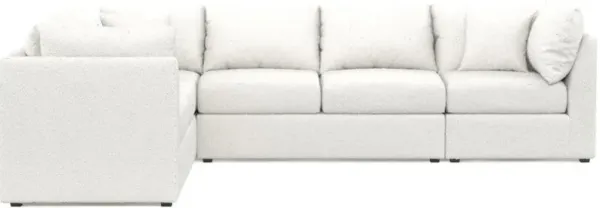 The Pitt Hybrid Comfort Sectional - Bloke Snow