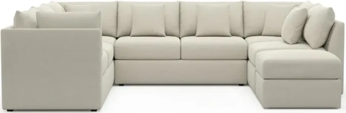 The Pitt Hybrid Comfort Sectional - Curious Pearl