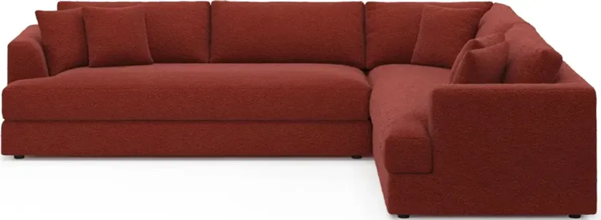 Ridley Foam Comfort 2-Piece Sectional with Left-Facing Sofa - Bloke Brick