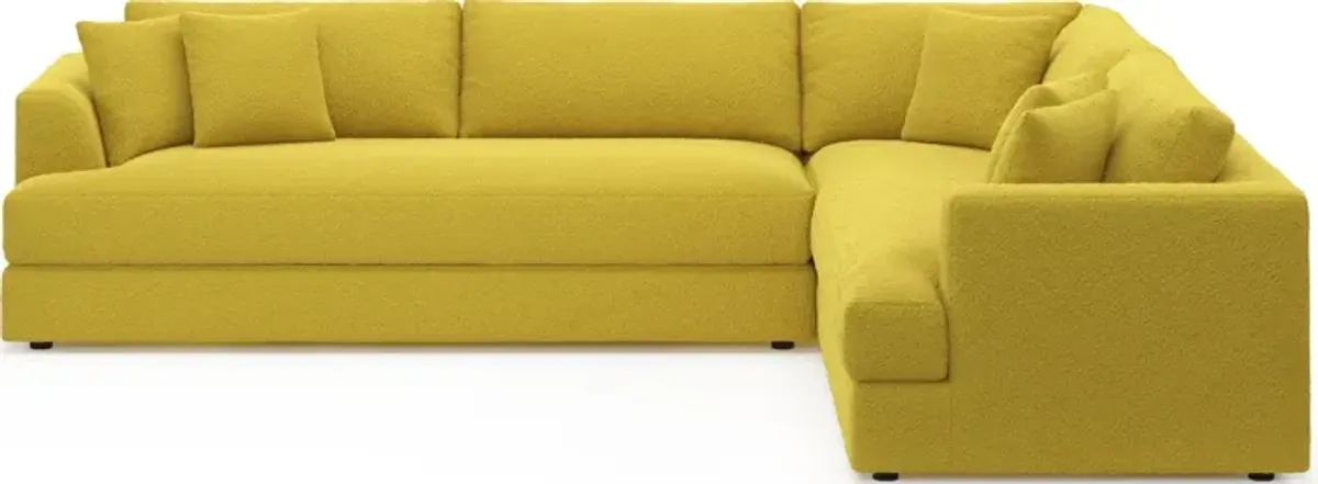 Ridley Foam Comfort 2-Piece Sectional with Left-Facing Sofa - Bloke Goldenrod