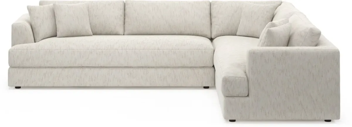 Ridley Foam Comfort 2-Piece Sectional with Left-Facing Sofa - P.T. Cream