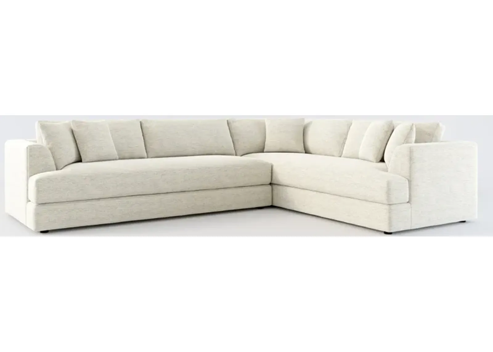 Ridley Foam Comfort 2-Piece Sectional with Left-Facing Sofa - Merino Chalk