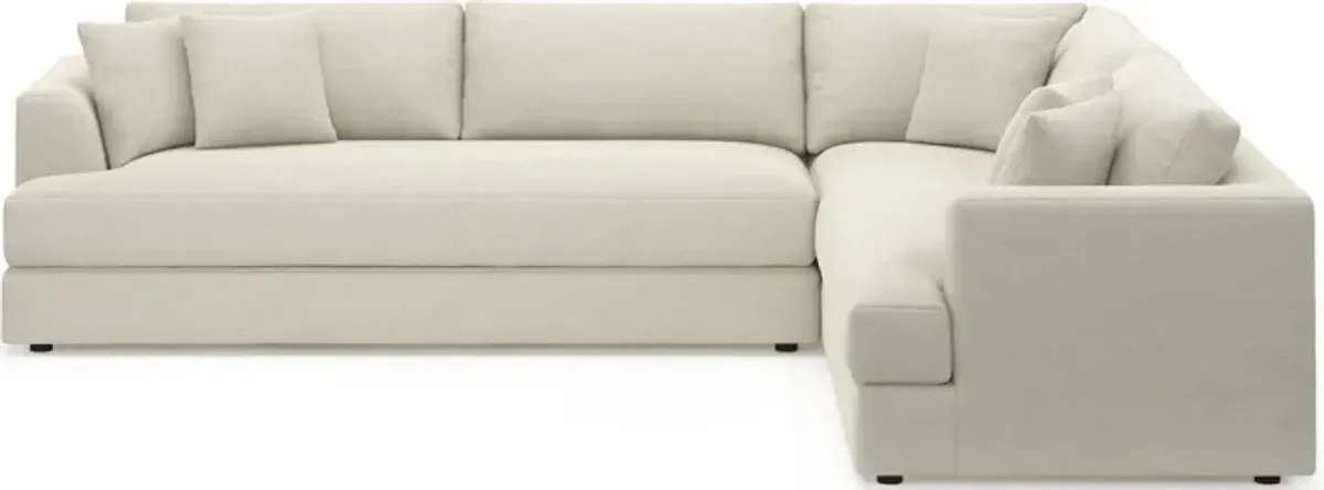 Ridley Foam Comfort 2-Piece Sectional with Left-Facing Sofa - Curious Pearl