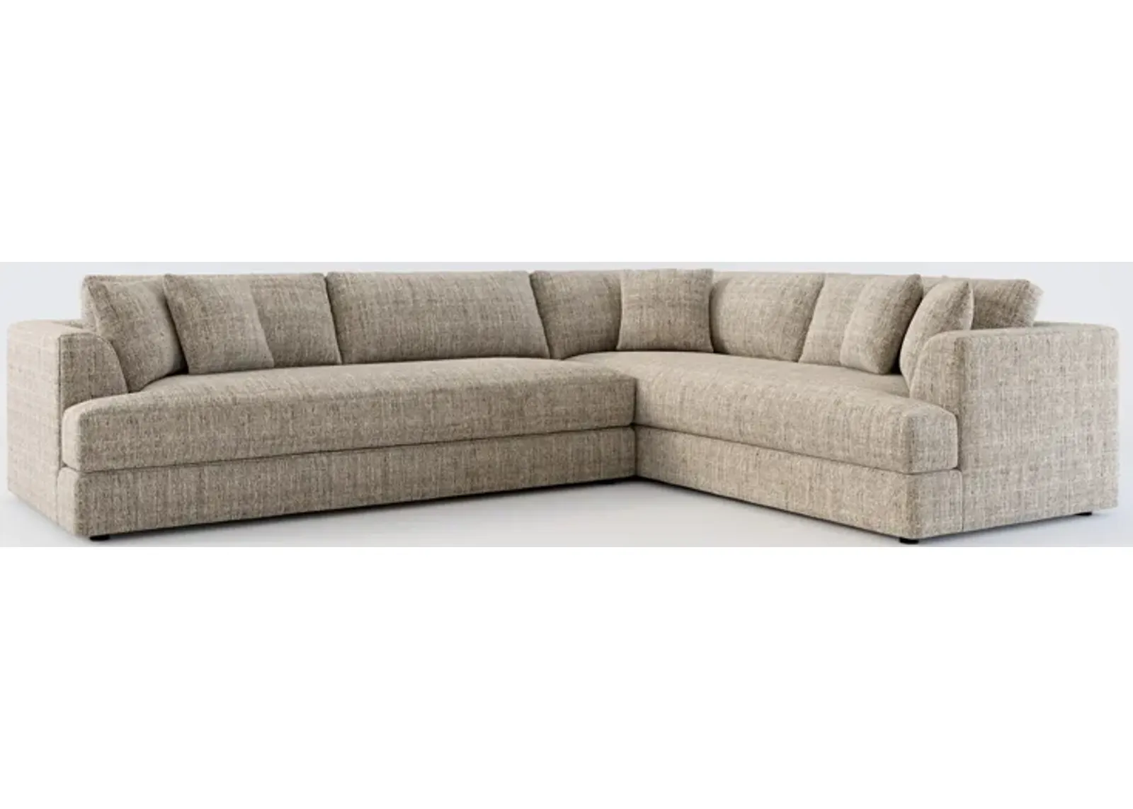 Ridley Foam Comfort 2-Piece Sectional with Left-Facing Sofa - Mason Flint