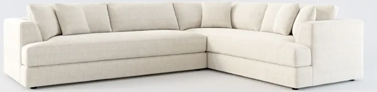 Ridley Foam Comfort 2-Piece Sectional with Left-Facing Sofa - Mason Porcelain