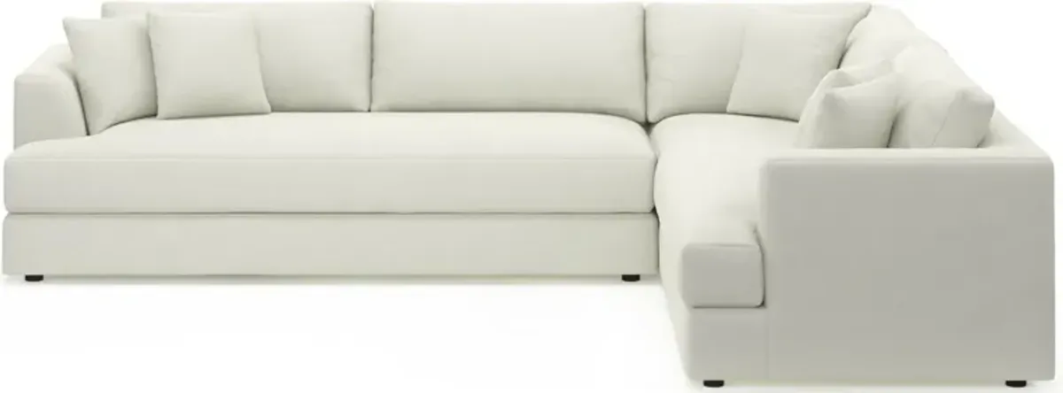 Ridley Foam Comfort 2-Piece Sectional with Left-Facing Sofa - Liv Arctic