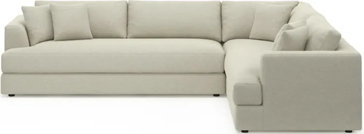 Ridley Foam Comfort 2-Piece Sectional with Left-Facing Sofa - Liv Dove