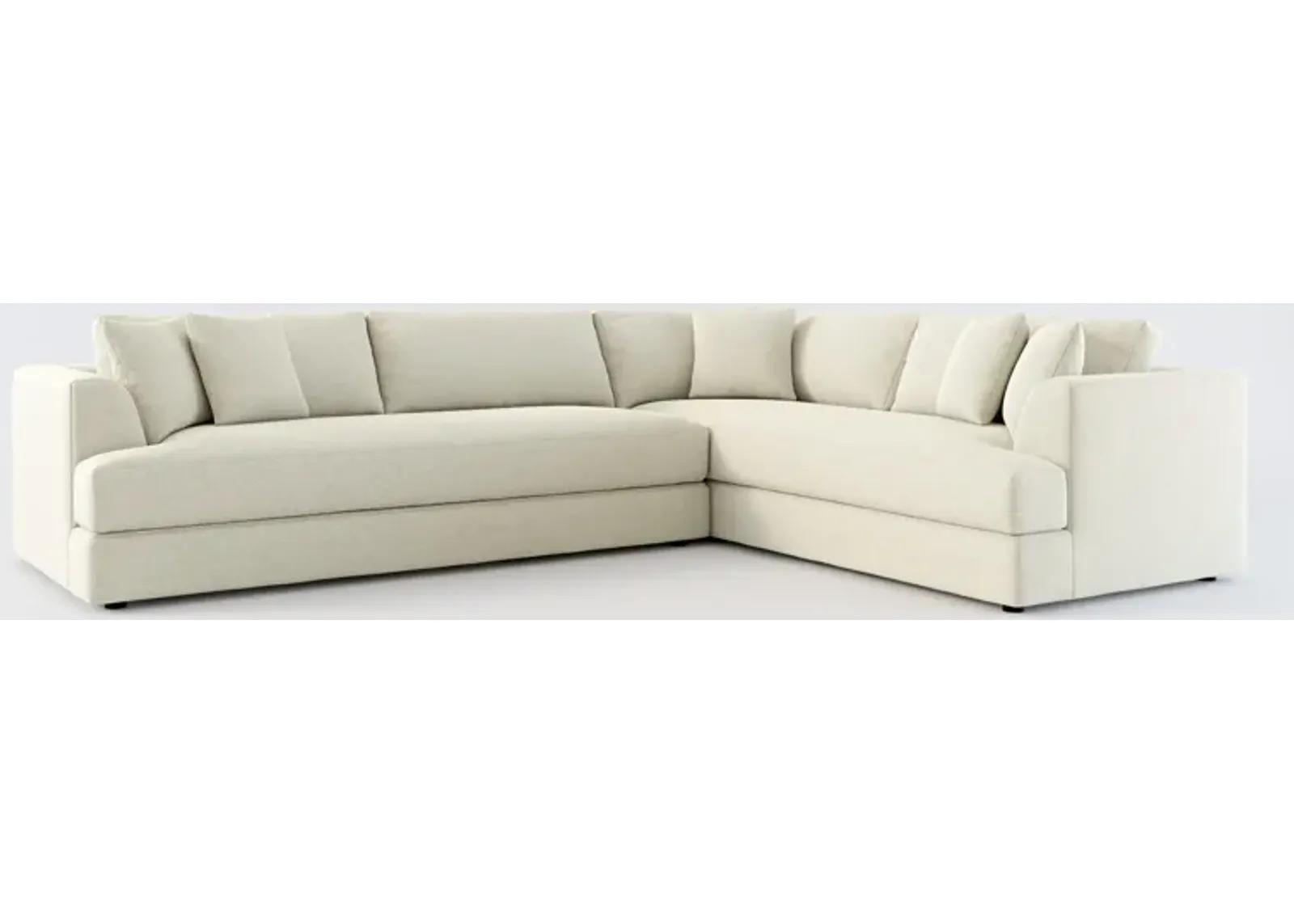 Ridley Foam Comfort 2-Piece Sectional with Left-Facing Sofa - Liv Dove