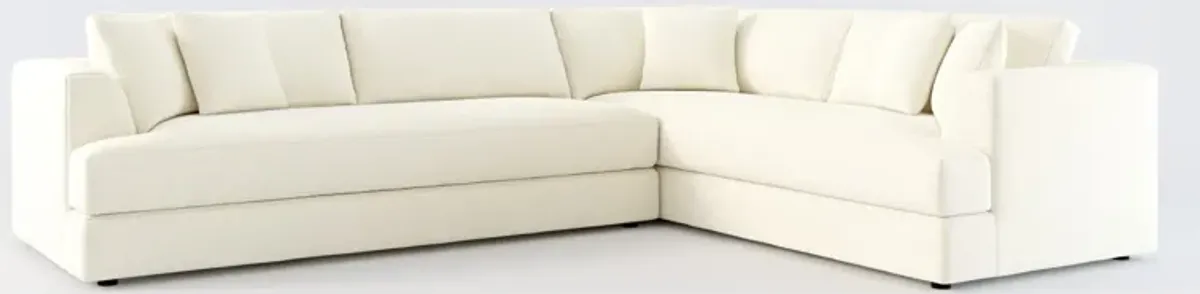 Ridley Foam Comfort 2-Piece Sectional with Left-Facing Sofa - Fincher Ivory