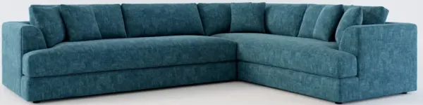 Ridley Foam Comfort 2-Piece Sectional with Left-Facing Sofa - Argo Tropic