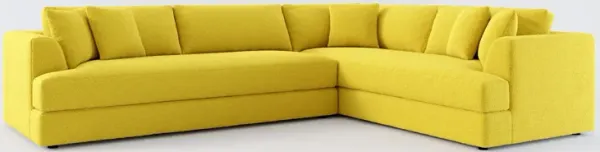 Ridley Hybrid Comfort 2-Piece Sectional with Left-Facing Sofa - Bloke Goldenrod