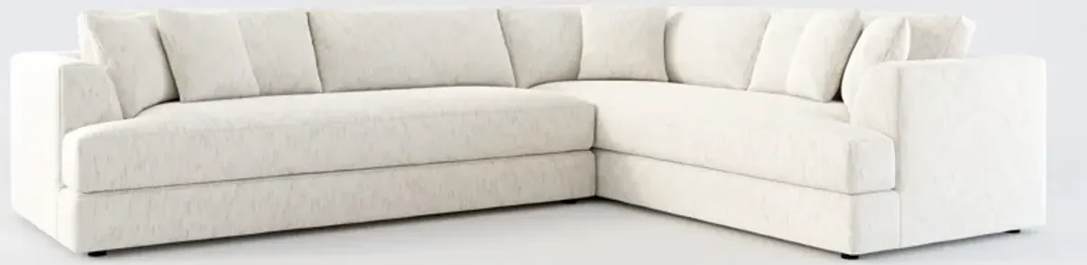 Ridley Hybrid Comfort 2-Piece Sectional with Left-Facing Sofa - P.T. Cream