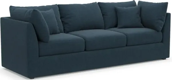 The Pitt Foam Comfort Sofa - Broderick Indigo