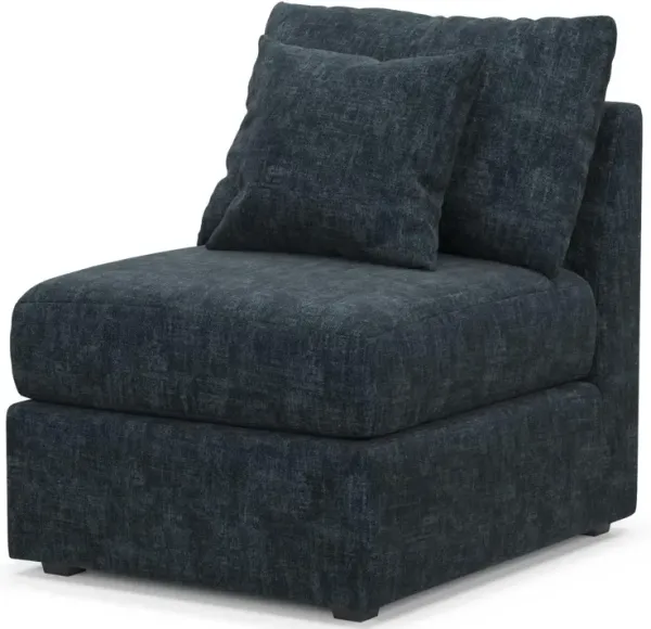 The Pitt Foam Comfort Armless Chair - Argo Navy