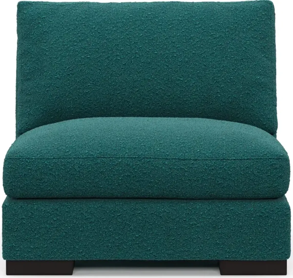 Bondi Foam Comfort Armless Chair - Bloke Peacock