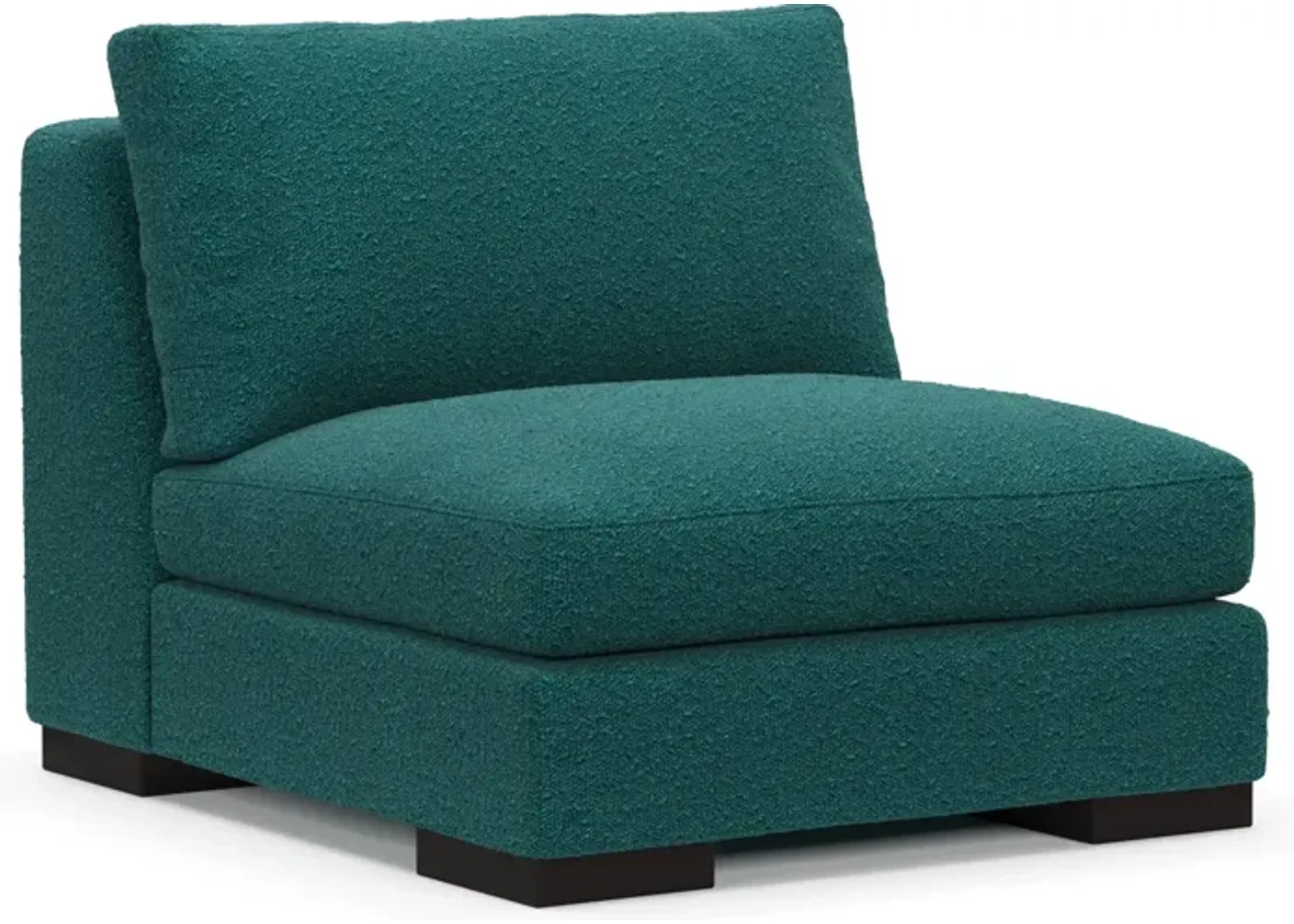 Bondi Foam Comfort Armless Chair - Bloke Peacock