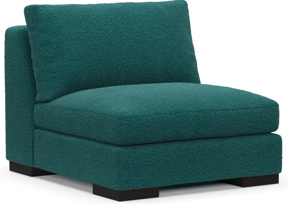 Bondi Foam Comfort Armless Chair - Bloke Peacock