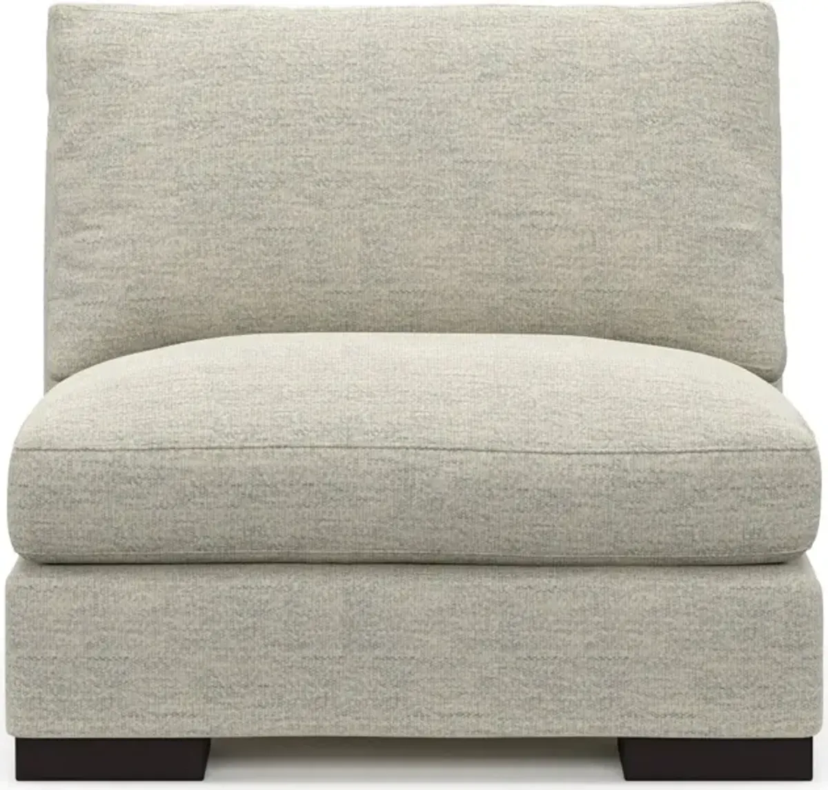 Bondi Foam Comfort Armless Chair - Merino Chalk