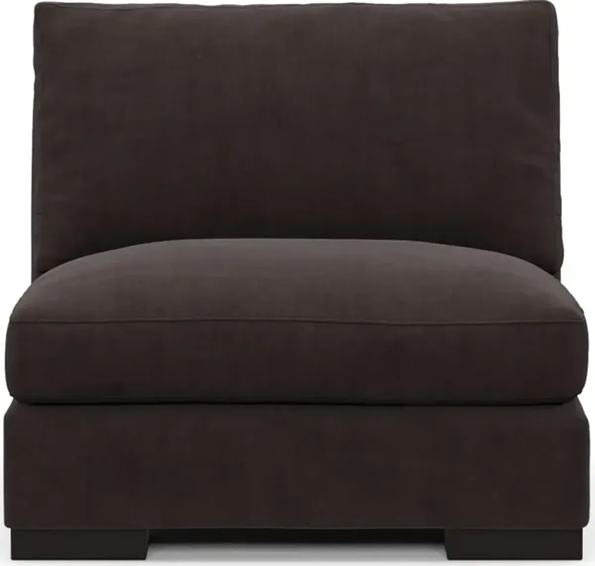 Bondi Foam Comfort Armless Chair - Merrimac Dark Brown