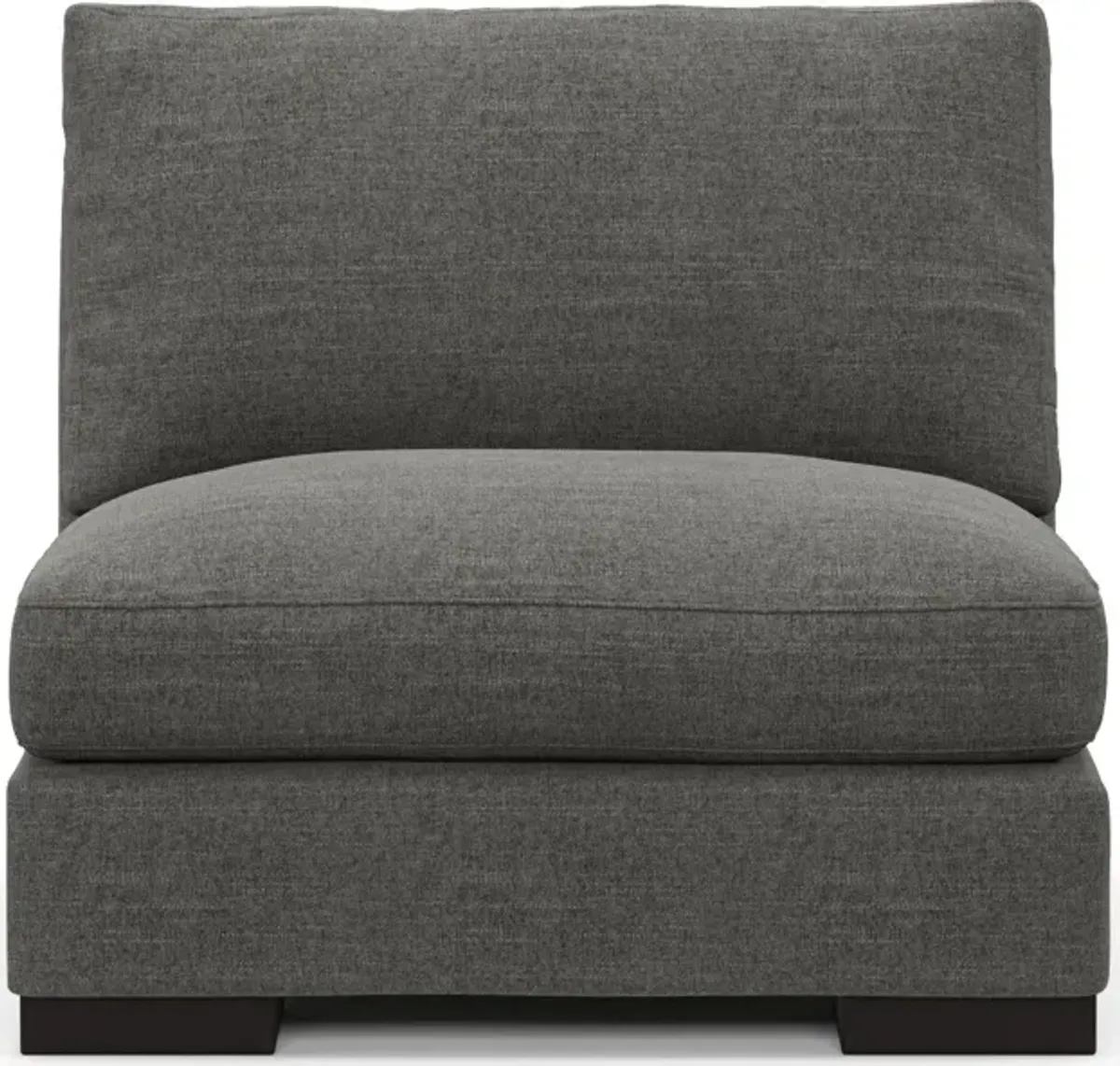 Bondi Foam Comfort Armless Chair - Curious Charcoal