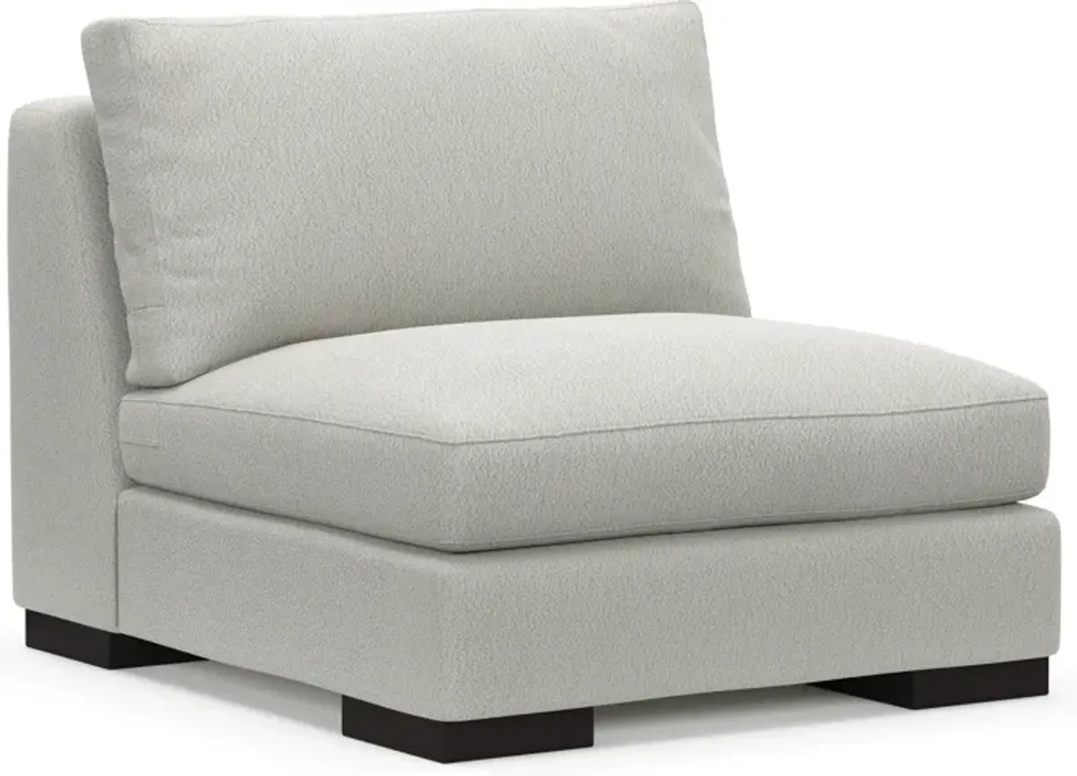 Bondi Foam Comfort Armless Chair - Oslo Snow