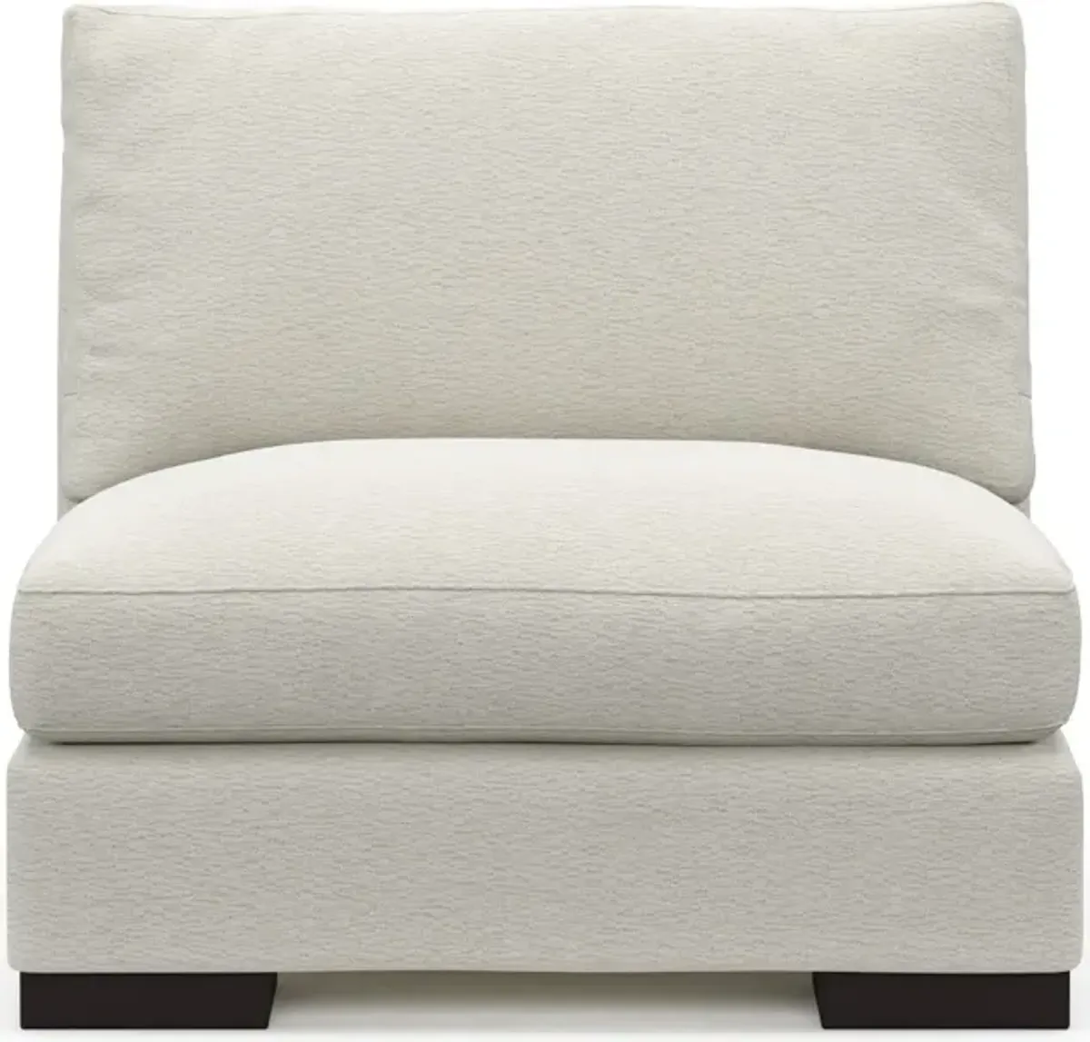 Bondi Foam Comfort Armless Chair - Living Large White