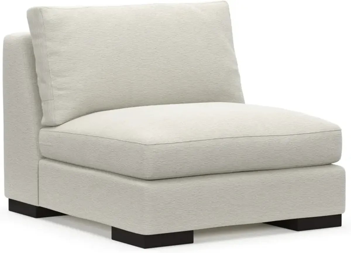 Bondi Foam Comfort Armless Chair - Living Large White