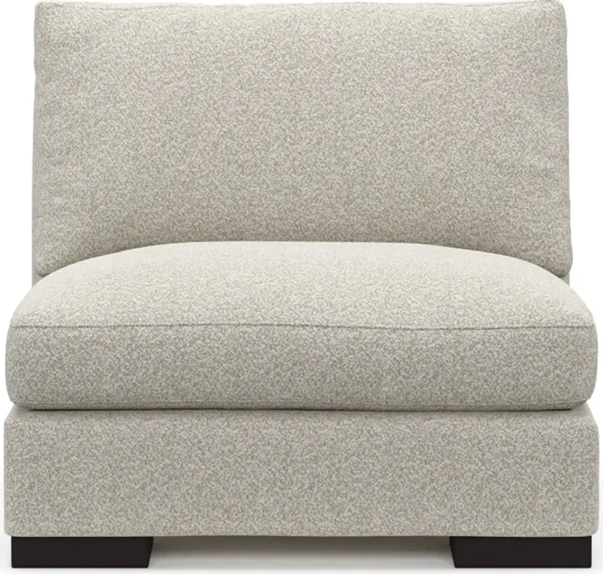 Bondi Foam Comfort Armless Chair - Muse Stone