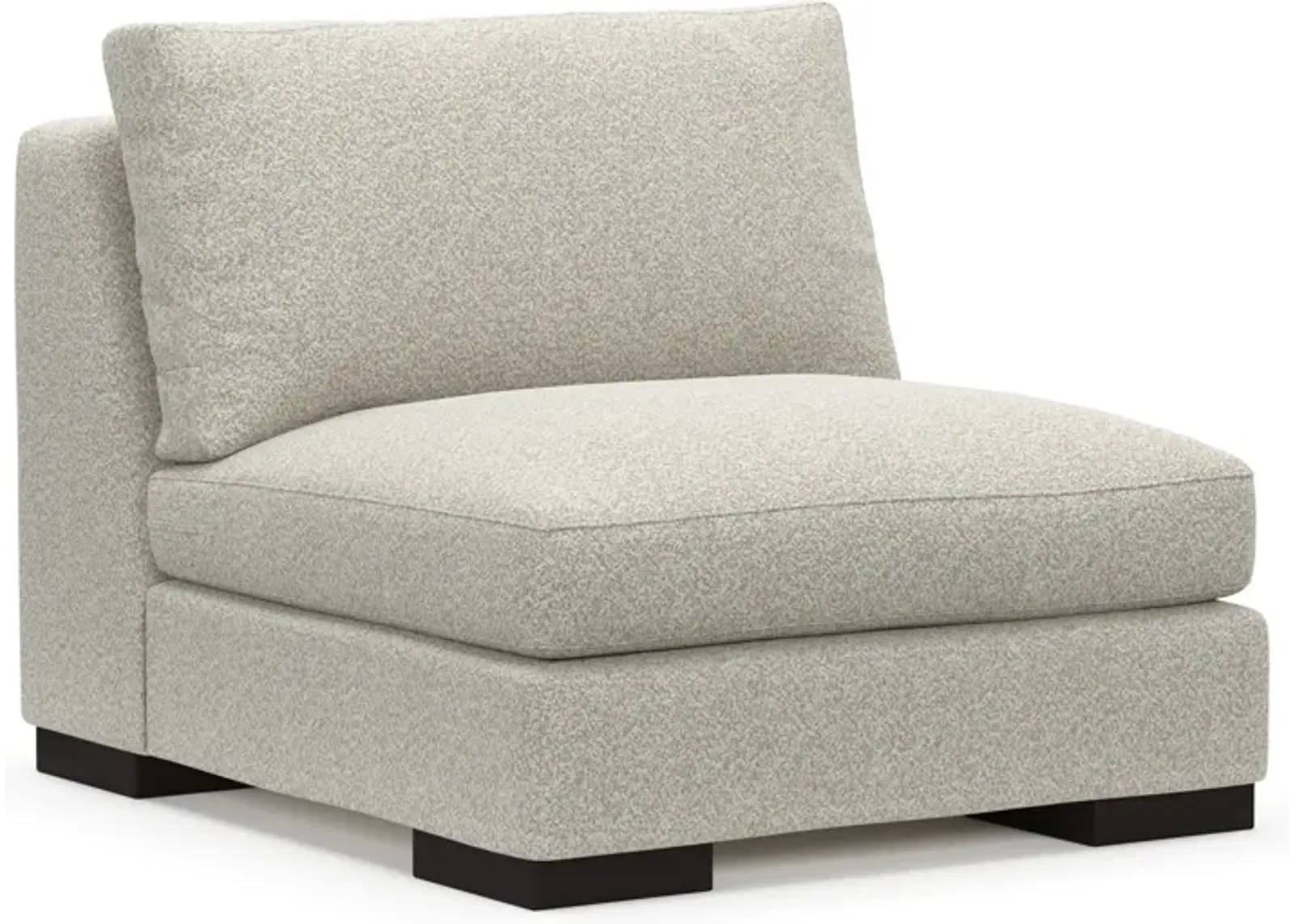 Bondi Foam Comfort Armless Chair - Muse Stone