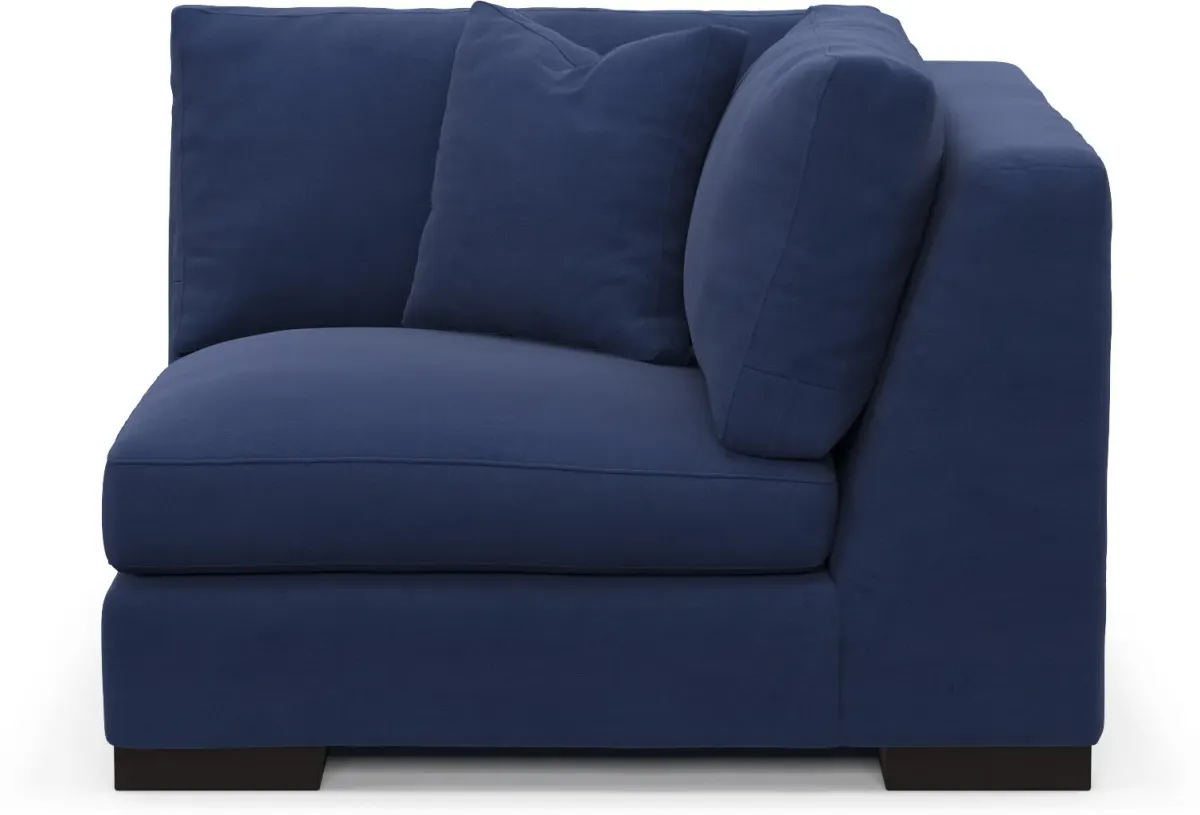 Bondi Foam Comfort Corner Chair - Abington Indigo