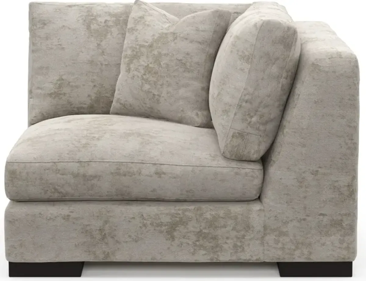 Bondi Foam Comfort Corner Chair - Hearth Cement