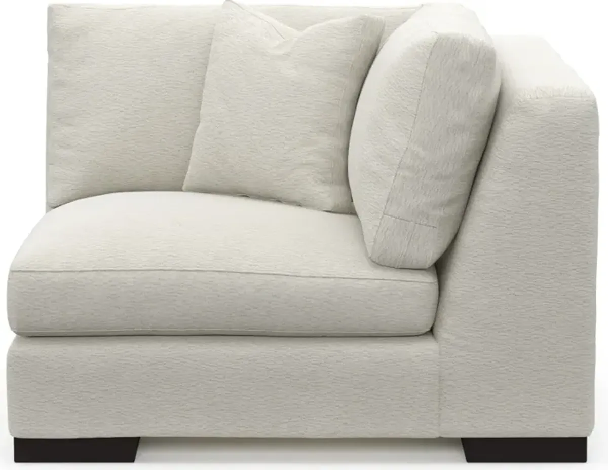 Bondi Foam Comfort Corner Chair - Living Large White