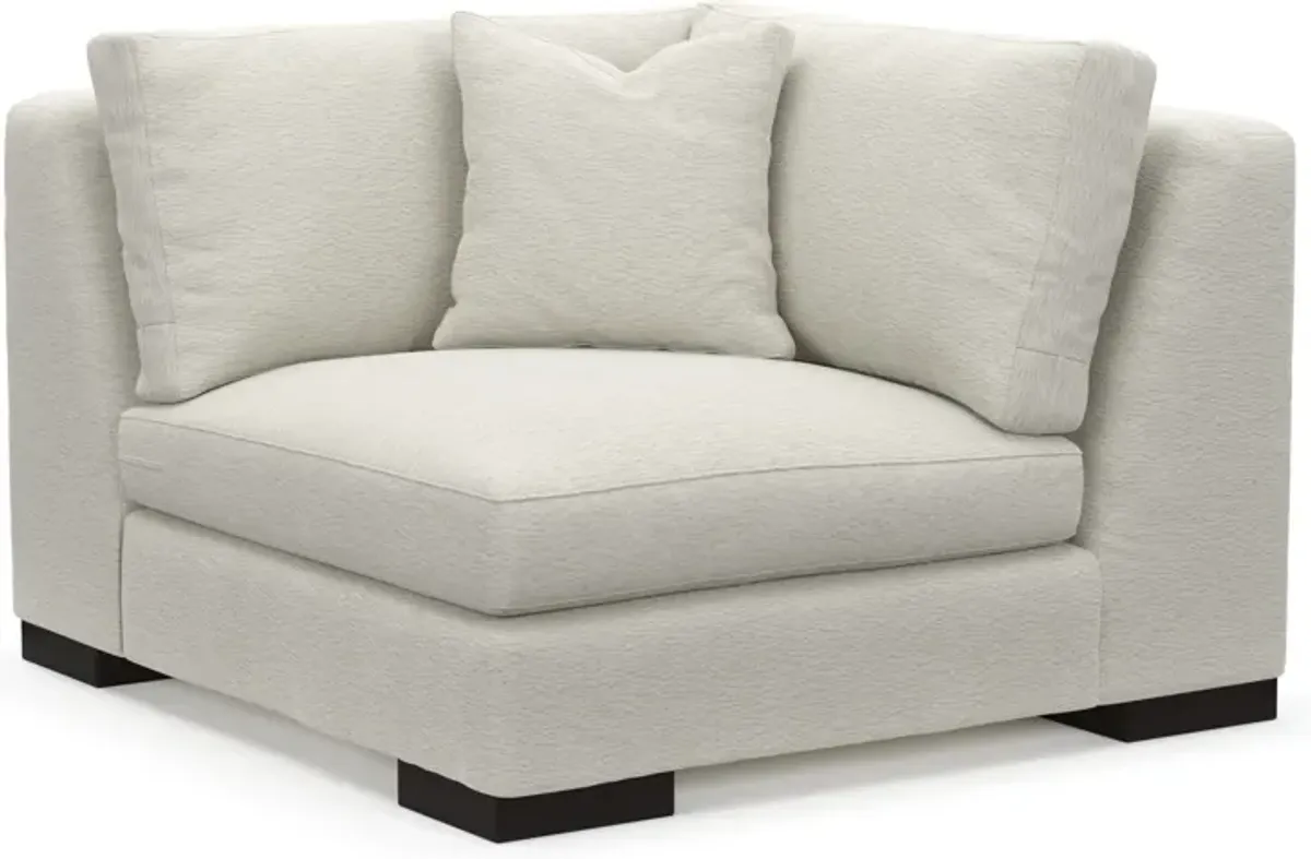 Bondi Foam Comfort Corner Chair - Living Large White