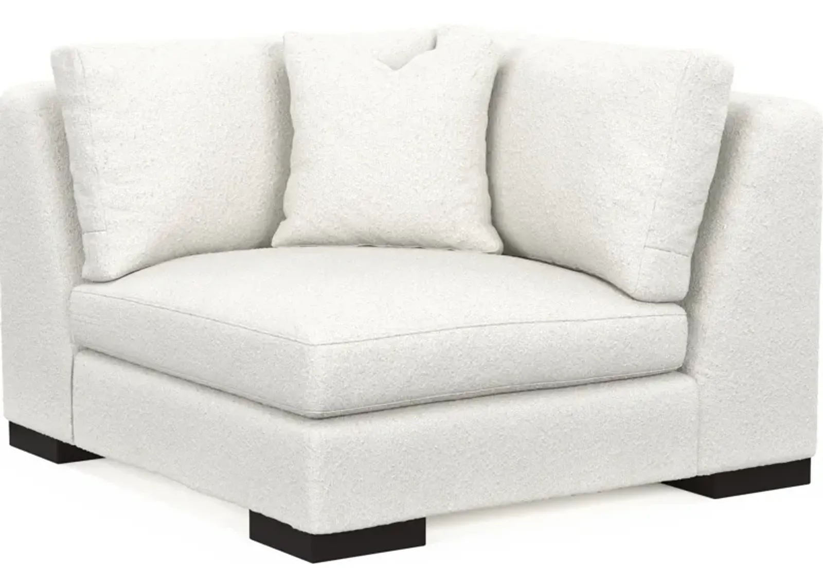 Bondi Foam Comfort Corner Chair - Bloke Snow