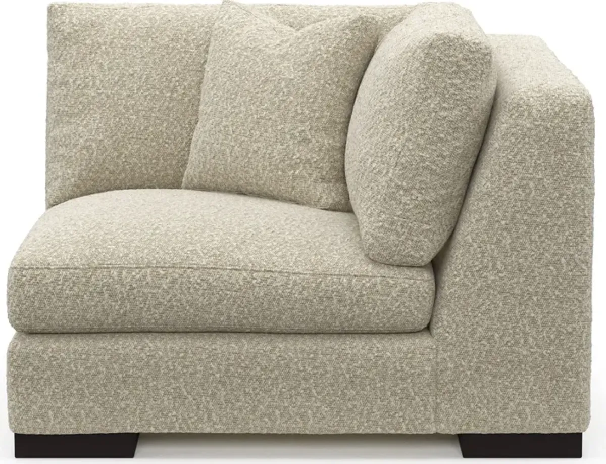 Bondi Foam Comfort Corner Chair - Bloke Cotton