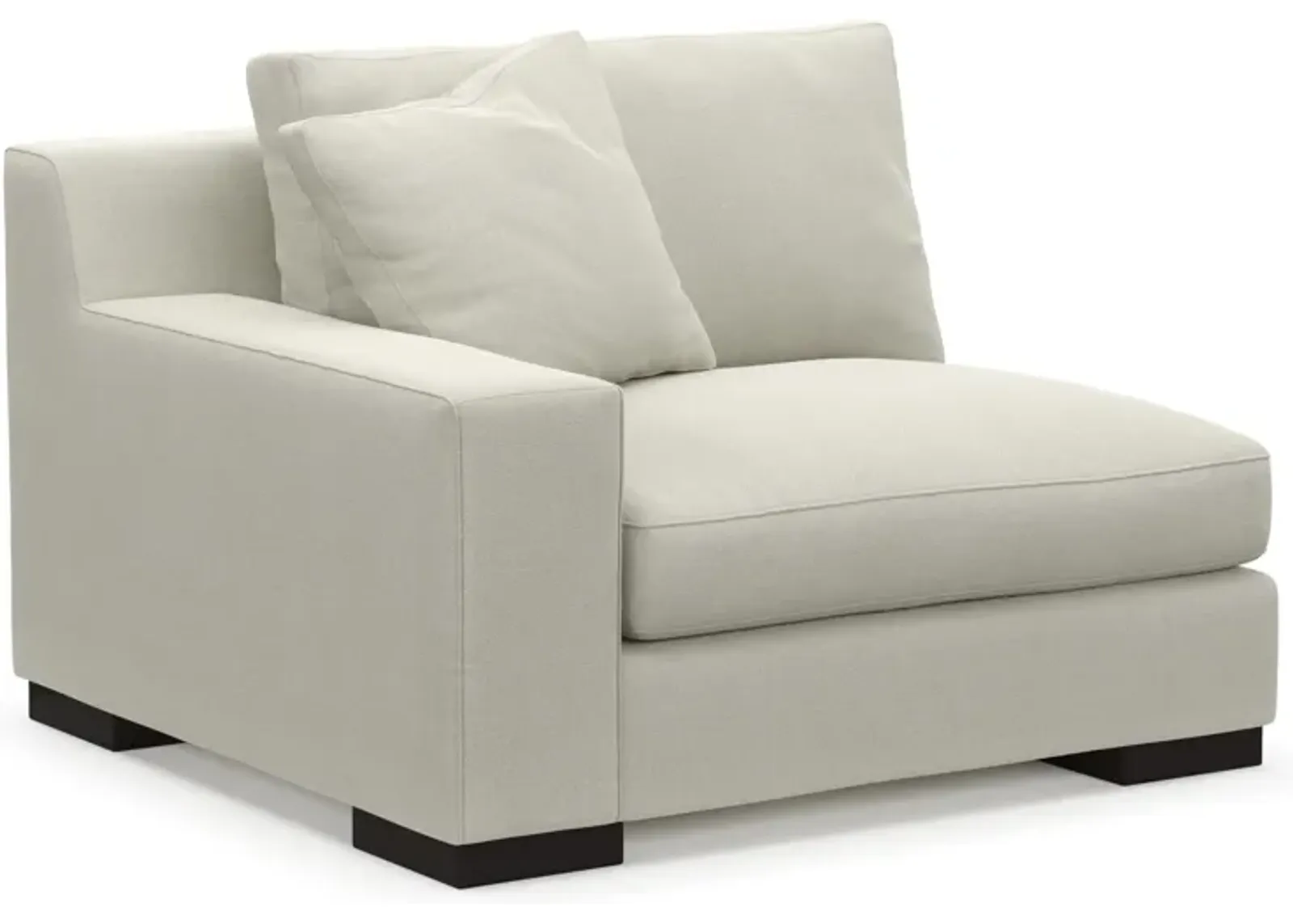 Bondi Foam Comfort Left-Facing Chair - Anders Ivory