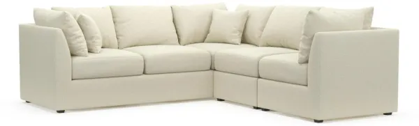 The Pitt Foam Comfort Sectional - Fincher Ivory
