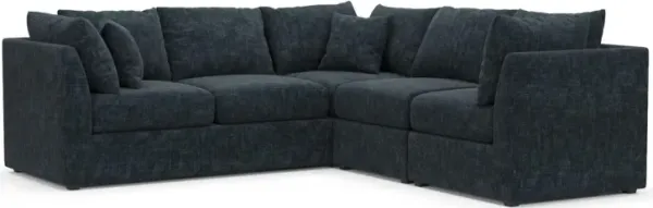 The Pitt Foam Comfort Sectional - Argo Navy