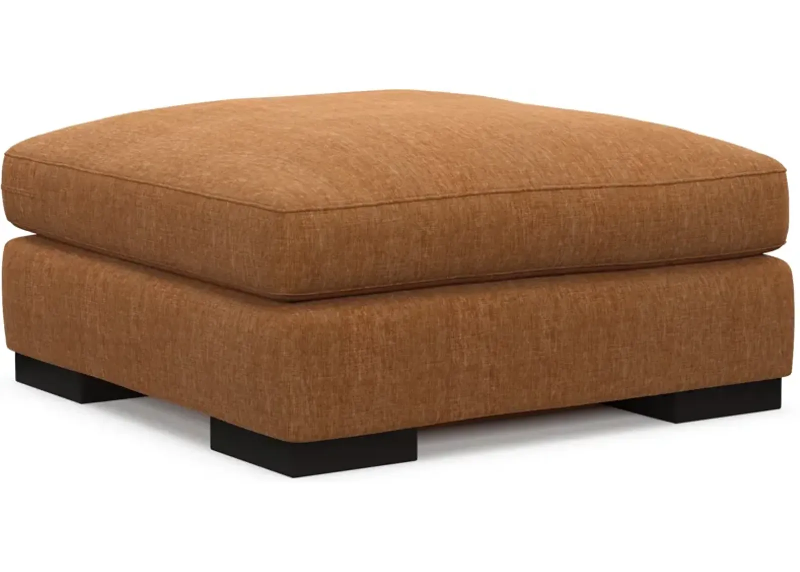 Bondi Foam Comfort Ottoman - Contessa Ginger