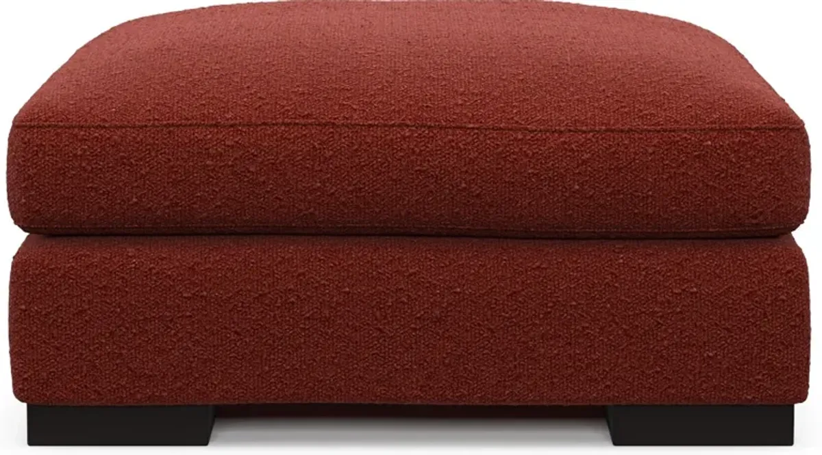 Bondi Foam Comfort Ottoman - Bloke Brick